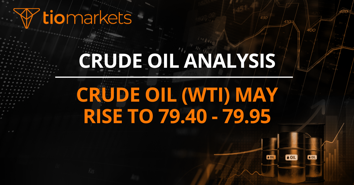 Crude Oil (WTI) may rise to 79.40 - 79.95
