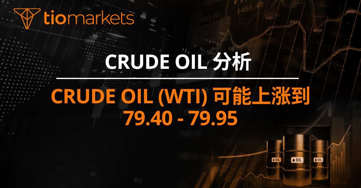 Crude Oil (WTI) 可能上涨到 79.40 - 79.95