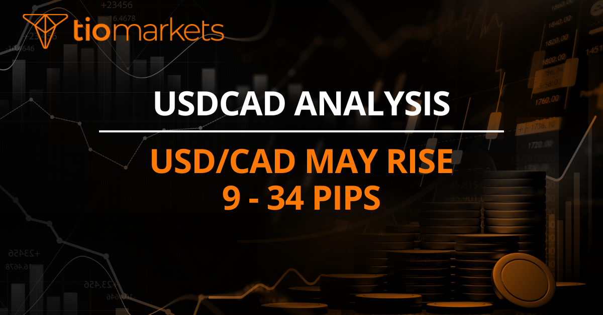 USD/CAD may rise 9 - 34 pips