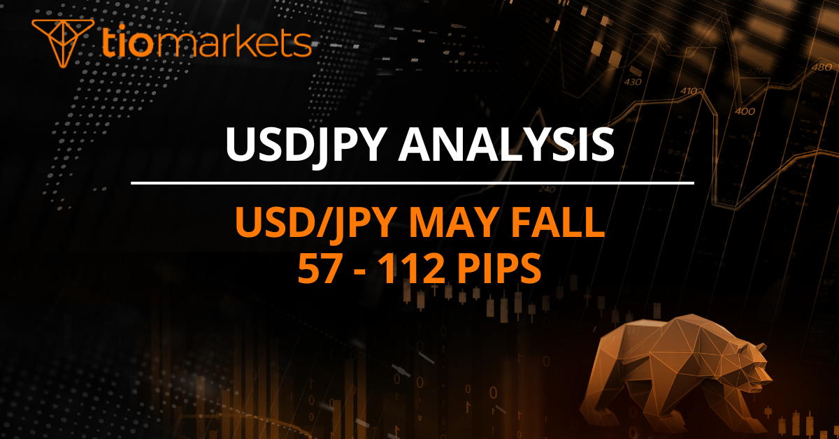 USD/JPY may fall 57 - 112 pips