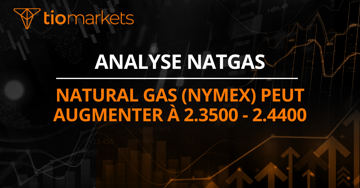 Natural Gas (NYMEX) peut augmenter à 2.3500 - 2.4400