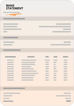 Bank statement example