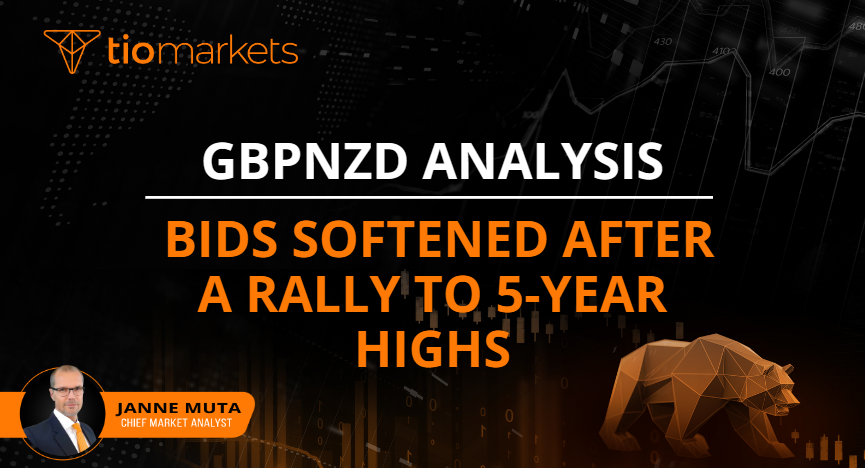 GBPNZD technical analysis | Bids softened after a rally to near 5-year highs