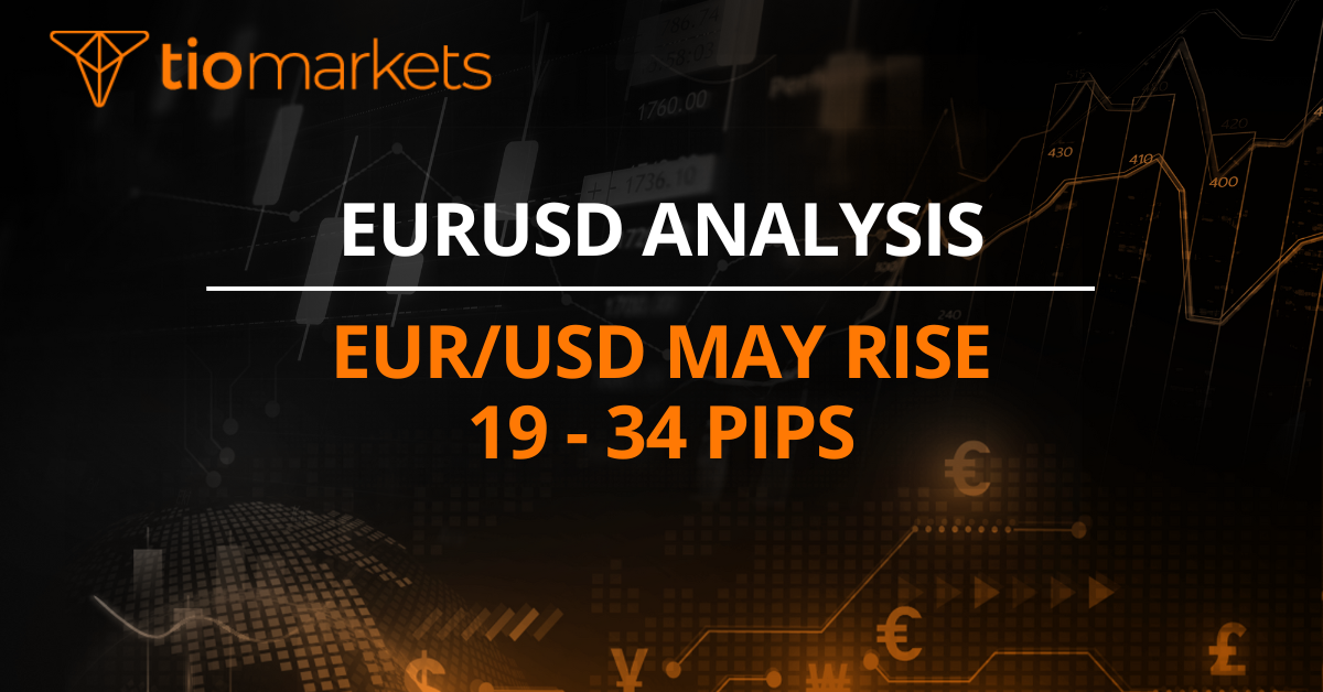 EUR/USD may rise 19 - 34 pips