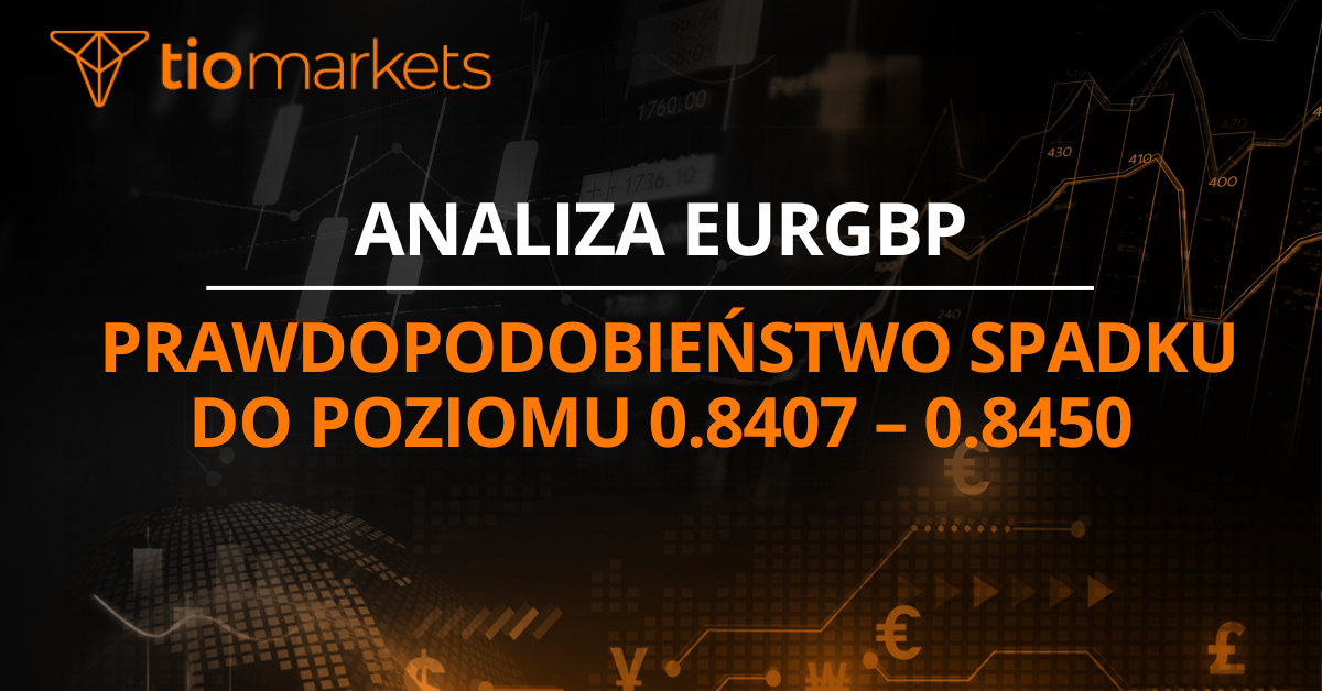 EUR/GBP prawdopodobieństwo spadku do poziomu 0.8407 – 0.8450