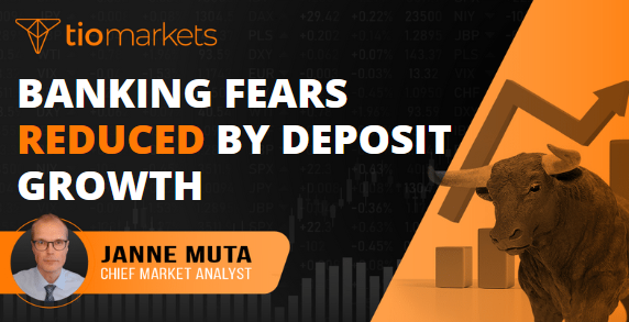 Banking fears reduced by deposit growth
