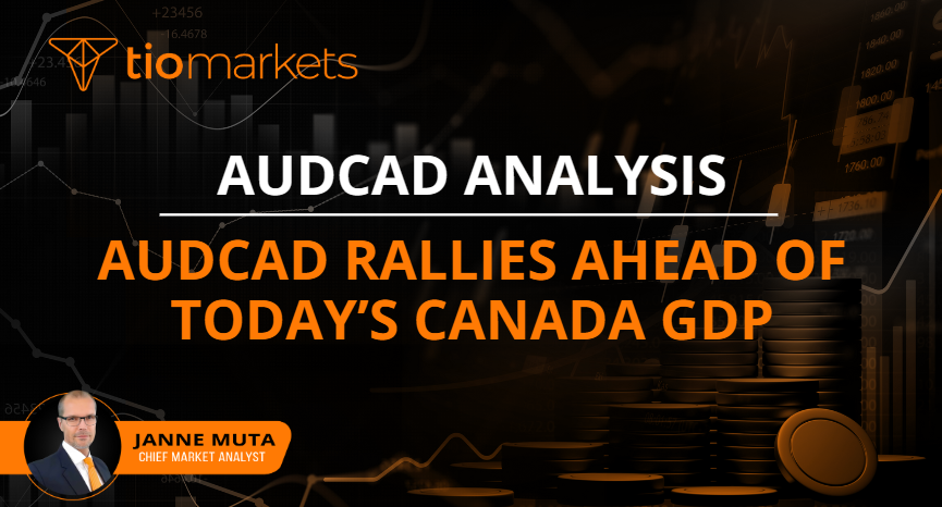 AUDCAD | AUDCAD rallies ahead of today's Canada GDP