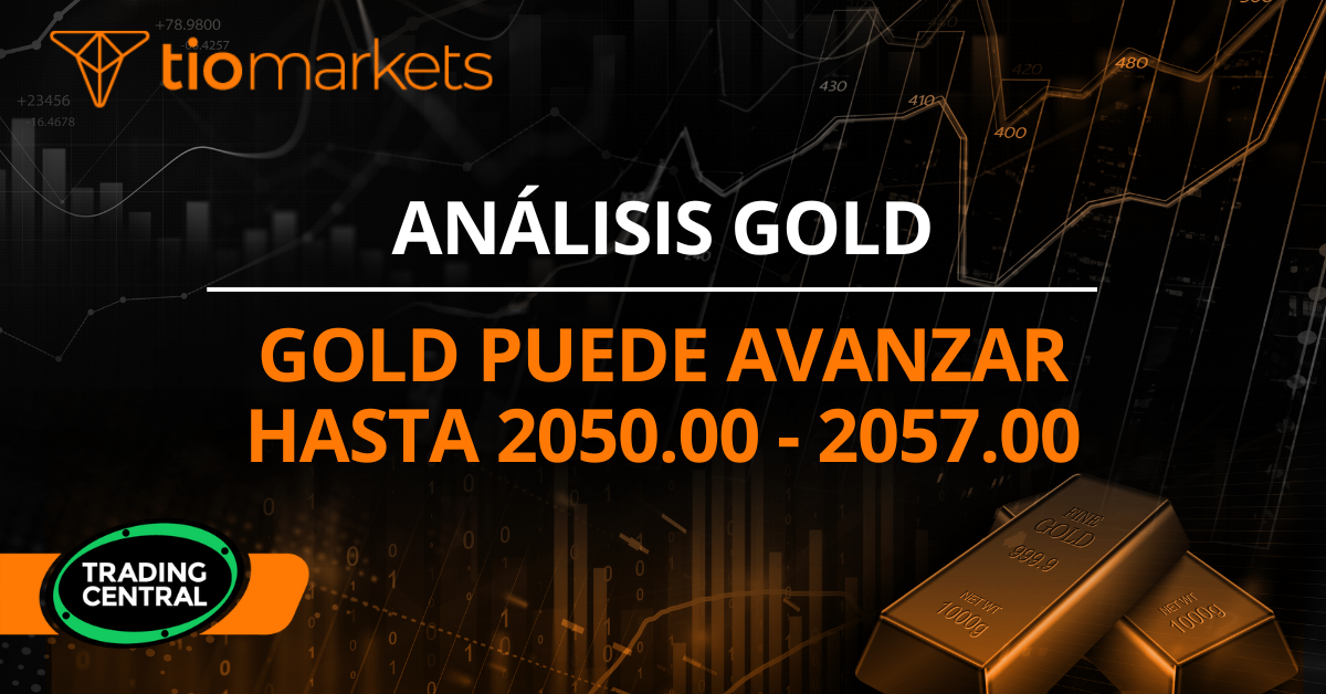 Gold puede avanzar hasta 2050.00 - 2057.00